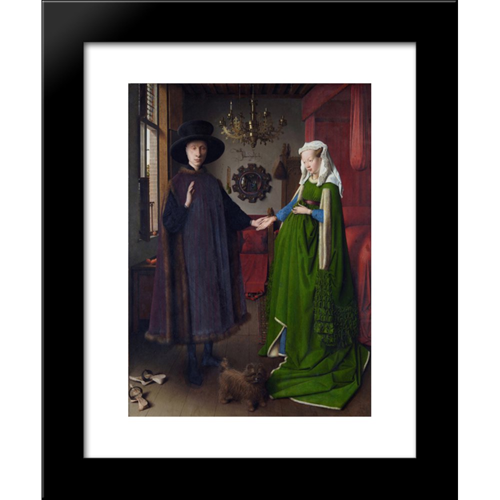 The Arnolfini Wedding. The Portrait of Giovanni Arnolfini and his Wife Giovanna Cenami (The