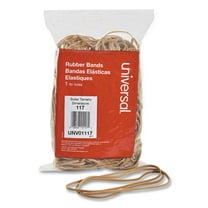 Universal UNV01117 0.06 in. Gauge Size 117 Rubber Bands - Beige (210/Pack)