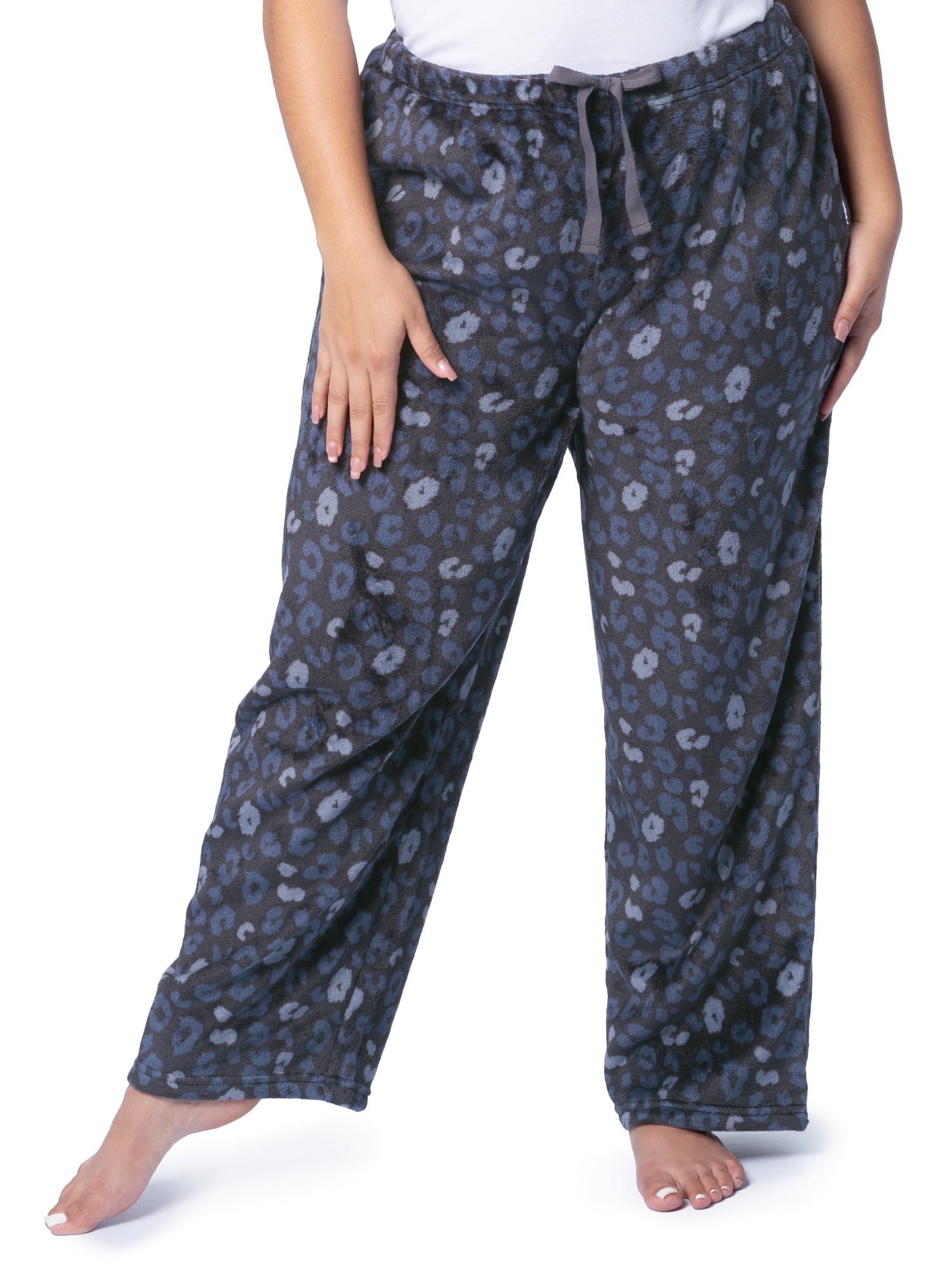 Fruit of the Loom Women's Beyond Soft Long Sleeve Top & Fleece Bottom Pajama Set, Sizes S-4X