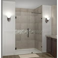 thumbnail image 4 of AstonGlobal SDR985-SS-46-10 Nautis 46 x 72 in. Completely Frameless Hinged Shower Door in Stainless Steel, 4 of 7