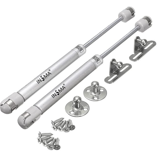 2pcs Gas Struts Iron Pneumatic Arm For Kitchen Cabinet Door Lift With Screw Damper Piston