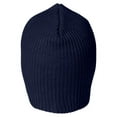 thumbnail image 2 of Russell Athletic UB89UHB Core R Patch Beanie-Navy, 2 of 3