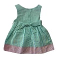 thumbnail image 2 of Counting Daisies Girl's All Occasion Seersucker Knee-Length Dress (Aqua, 3T), 2 of 2