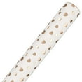 thumbnail image 4 of American Greetings 30 in. Wedding or Engagement Foil Wrapping Paper, Hearts (1-Roll, 15 Sq. ft.), 4 of 5