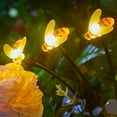 thumbnail image 4 of Solar Light No Wiring Required High Conversion Solar Powered High-Brightness Ornamental Home Improvement IP65 Waterproof LED Solar Garden Bee Light Party Decor-Warm White,A, 4 of 8