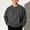 Dark Gray, variant on Spazoro Boys Corduroy Pullover Sweatshirt, Relaxed Fit Long Sleeve Solid Color Crewneck Cozy Daily Wear Top Blue Size 5-6