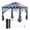 American Flag, variant on Costway 11 ft × 11 ft Pop up Gazebo with Mesh Netting Sidewalls, Vented Top, Drainage Holes Gray