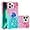 Pink Blue, variant on Compatible with iPhone 14 Pro Max Case with Kickstand Gradient Sparkle Glitter Flowing Liquid Quickstand Series Bling Soft TPU Bumper Shockproof Protective Phone Case for Women Girls PurpleBlue