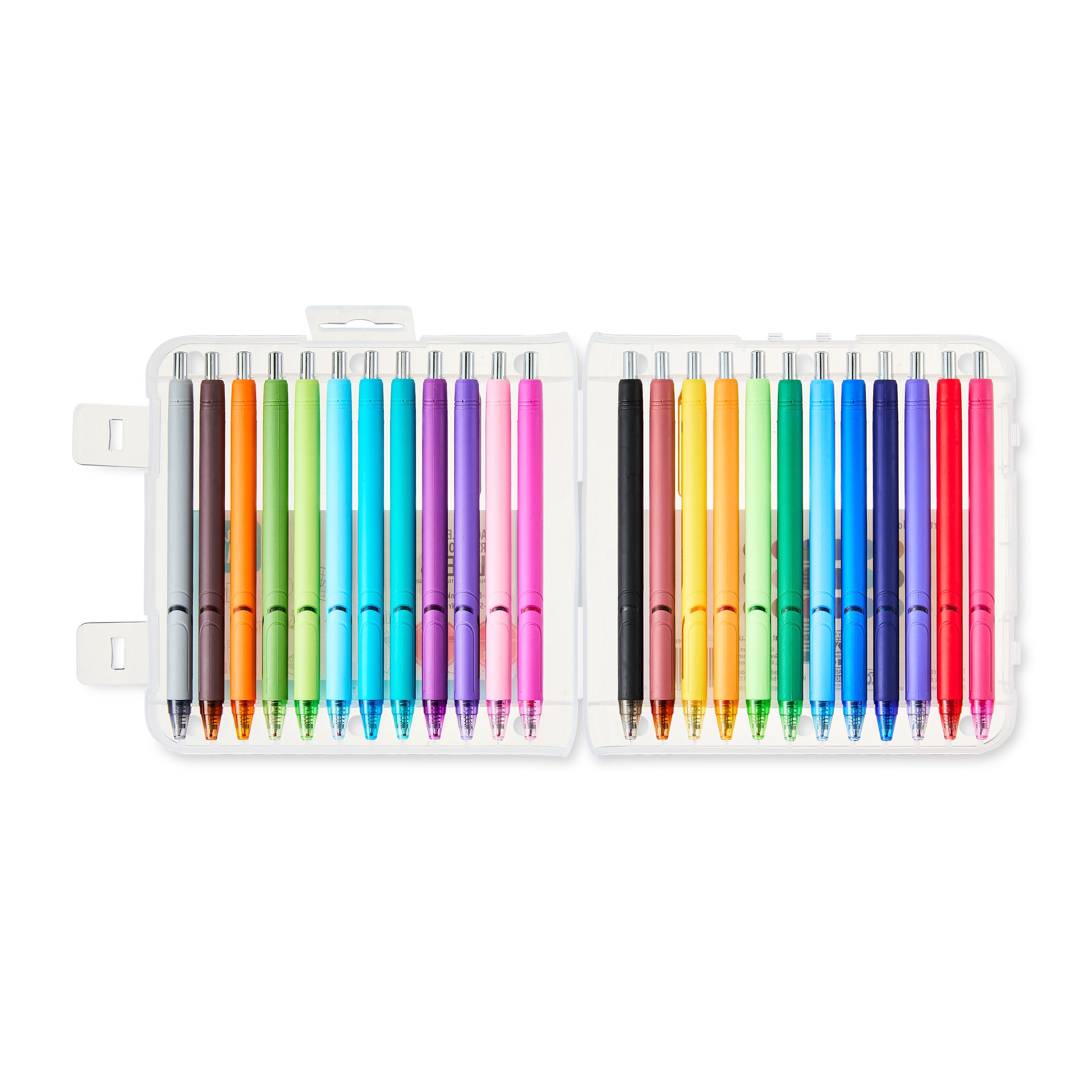 Pen+Gear Retractable Gel Ink Pens, Medium Point, 0.7mm, Assorted Ink, 24Count