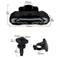 thumbnail image 2 of Luz trasera inteligente para bicicleta con intermitentes y luz de freno automática. Control remoto inalámbrico. Luz de advertencia de seguridad recargable por USB. La luz se adapta a la bicicleta., 2 of 5
