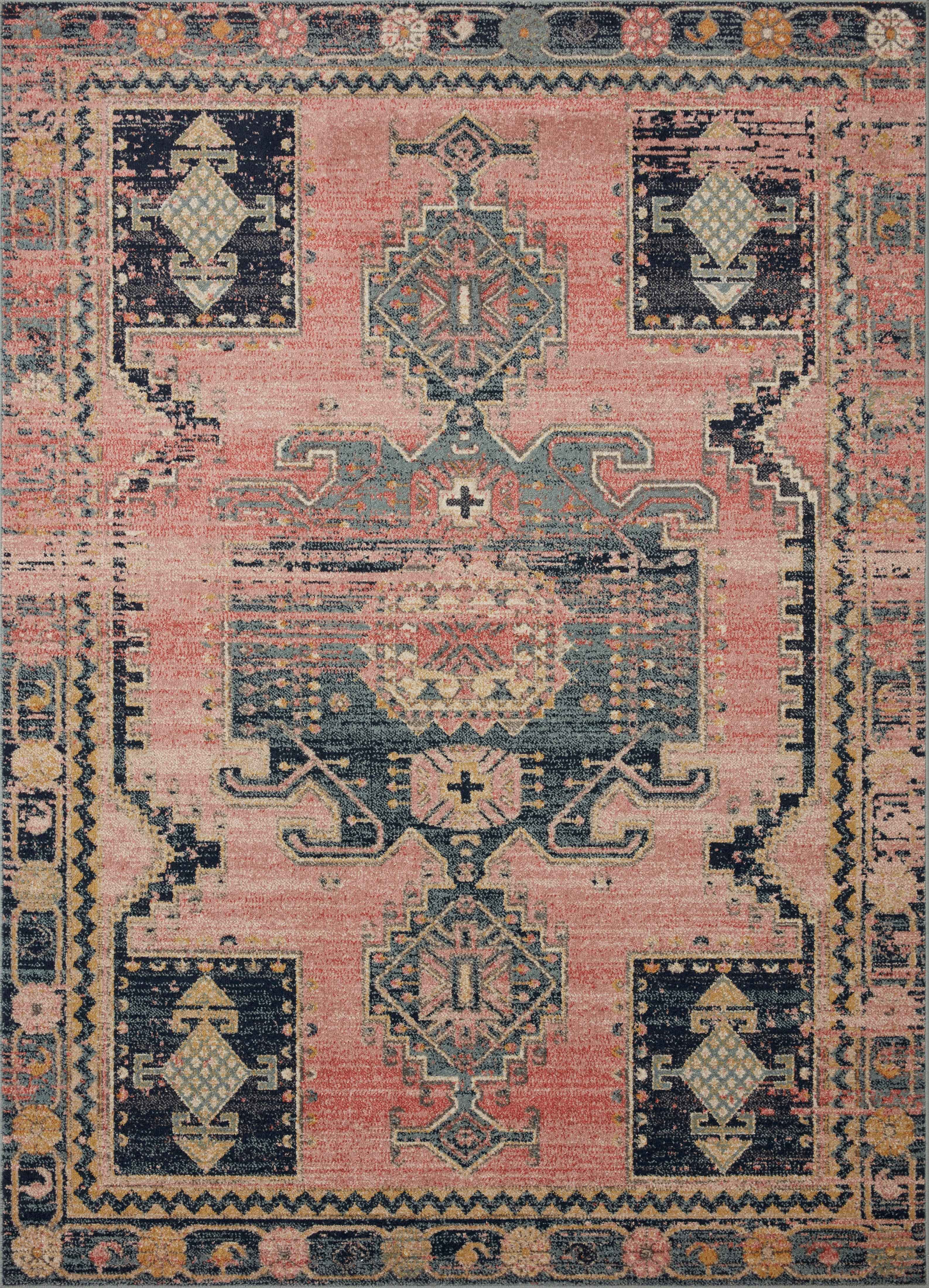 Loloi Jocelyn Southwestern Rose / Rose Area Rug