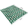 thumbnail image 4 of Green Christmas Tree and Snowflake Pattern Blanket,Comfortable Soft Lamb Wool Throw Blanket,All Season,Warm Lightweight Blankets for Sofa Bed Couch Living Room Chair,50"x60", 4 of 4