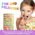 thumbnail image 4 of 36-pack Candy Bracelets Individually Wrapped 2.5 Inch Novelty Candy Jewelry For Kids Bracelets Stretchable Edible Colorful Fruit Flavor Rainbow Candy Bulk Candy for Party Favors & Goodie Bags, 4 of 7