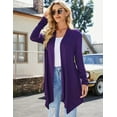 thumbnail image 5 of KOITHOT Cardigans for Women with Pocketes Long Sleeve Lightweight Casual Draped Front Open Cardigan, 5 of 6
