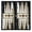 Marble, variant on Hakan Backgammon Set 17.3” Wooden Foldable Board with Dice & Checkers Portable Tavla Game 2-Player