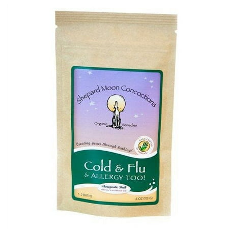 Shepard Moon Concoctions Epsom Salt Cold & Flu Rescue Bath 4 oz Bag