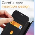 thumbnail image 4 of Allytechgroup Magnetic Case for Samsung Galaxy S25+ with Credit Card Slot, Compatible with Magsafe PU Leather Flip Wallet Phone Case RFID Blocking Military Grade Drop Protection, Blue, 4 of 5
