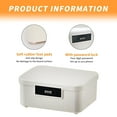 thumbnail image 4 of Privacy Storage Container 9L Lockable ABS File Box With Customizable Password Security For Documents Jewelry, 4 of 8