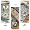 thumbnail image 6 of RENACLIPY Black Stainless Steel Cooling Rack Nonstick Grid Pattern for Baking Cakes Cookies and More 10.2×9.1×1.2in, 6 of 6