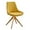 Yellow, variant on Art Leon Mid Century Modern Desk Chair No Wheels, Swivel Upholstered Armchair with Solid Wood Legs for Home Office, Fabric, Blue