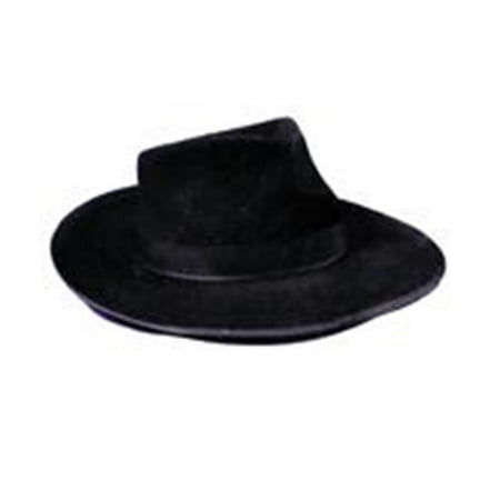 Costumes For All Occasions Ga27Bkmd Gangster Hat Black Medium
