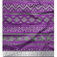 thumbnail image 1 of Soimoi Georgette Viscose Fabric Aztec Geometric Decor Fabric Printed Yard 42 Inch Wide, 1 of 3