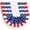 Pattern D-4, variant on USA Patriotic Bunting Fan Flags 1.5x3 Ft Banner American Independence Day 4th of July Veterans Day Decorations Celebration Stars Party Supplies for Home Balcony Decor (Pattern C-6)