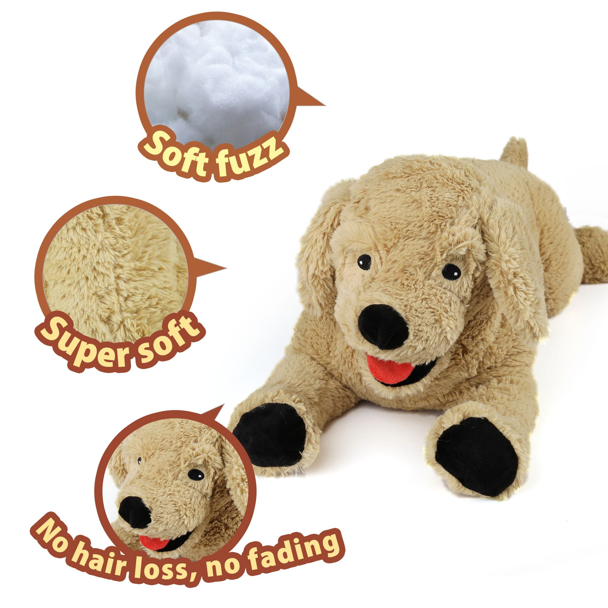 large cuddly dog toy