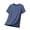 Dark Blue, variant on JIAYUE Men's Performance T Shirt Athletic Workout Crew Neck Solid Color Short Sleeve Shirts Loose Fit Casual Tops For Outdoor And Daily Wear