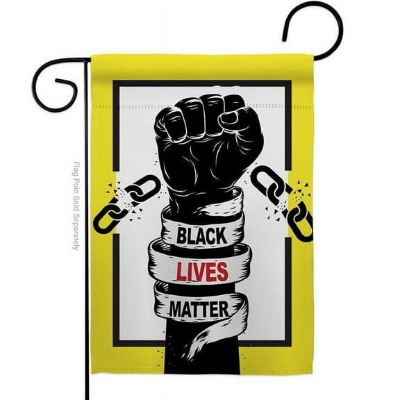 USA Decoration G170050-BO 13 x 18.5 in. Togther We Rise Black History Lives Matter Double-Sided Decorative Vertical Garden Flags - House Decoration Banner Yard Gift