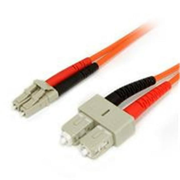 7m Multimode 62.5-125 Duplex Fiber Patch Cable LC-SC - Orange - 23 ft.