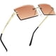 thumbnail image 1 of Vintage Rimless Sunglasses Rectangle Frameless Candy Color Glasses Women Men B2642, 1 of 4