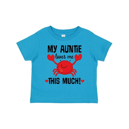 

Inktastic My Auntie Loves Me Nephew Gift Toddler Boy or Toddler Girl T-Shirt