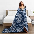 thumbnail image 5 of KLL Fleece Blanket Plush Throw Blanket Dragons ,Soft Fuzzy Cozy Flannel Blanket for Couch Sofa Bed.(60"x50" ), 5 of 7