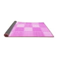 thumbnail image 2 of Ahgly Company Indoor Rectangle Checkered Pink Modern Area Rugs, 3' x 5', 2 of 4