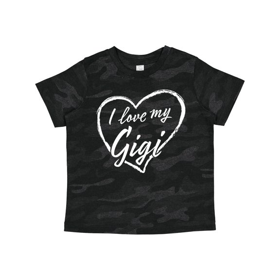 Inktastic I Love My Gigi in White Chalk Heart Boys or Girls Toddler T-Shirt