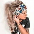 thumbnail image 2 of EnJoCho Women Solid Color Headband Elastic Head Wrap Hair Band Bandana Ladies Casual Hair Accessories, 2 of 3