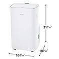 thumbnail image 3 of Frigidaire Gallery 14,000 BTU Inverter Portable Room Air Conditioner with Dehumidifier Mode, White, 3 of 4