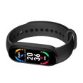 thumbnail image 2 of Pulsera inteligente M6, frecuencia cardíaca, presión arterial, monitoreo del sueño, conteo de pasos, música, clima, Bluetooth, rastreador de Fitness, 2 of 8