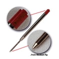 thumbnail image 3 of Jaymo Replacement for Parker 1950370 - Measures 3.875 in / 98 mm Long - G2 Ballpoint Pen Refill - 12 Red, 3 of 5