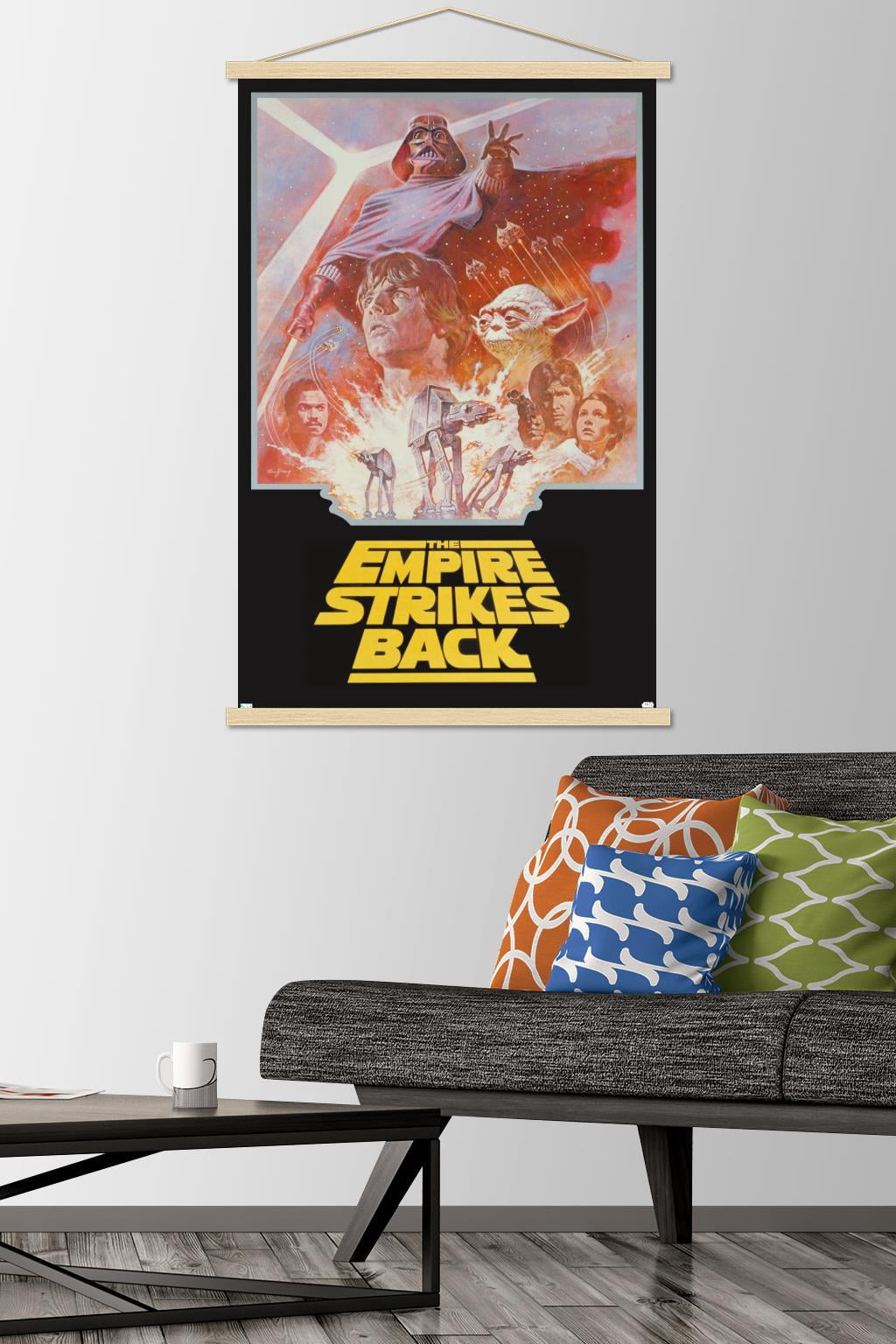 Star Wars: The Empire Strikes Back - Group One Sheet Wall Poster with Magnetic Frame, 22.375" x 34"