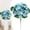 Blue, variant on Artificial Geraniums Outdoor, Silk Hibiscus Flowers UV Resistant, Faux Flowers for Garden Planter, Patio Porch Front Door Decor, Summer Tropical Floral Arrangement for Outdoor, Home Garden Decor