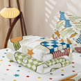 thumbnail image 5 of Homewish Cute Rabbit Print Zipper Twin Comforter Sets with Fitted Sheet and 2 Pillowcases,Colorful Stars Print Zipper Bedding Set For Kids,Reversible,4 Pieces, 5 of 7