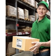 Nelko 4x6 Direct Thermal Shipping Label (Pack of 500 Fan-Fold Labels), Nelko 4x6 Thermal Labels for Nelko PL70E Shipping Label Printer, Perforated and Strong Adhesive, Commercial Grade