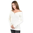 thumbnail image 1 of Blusa off-shoulder Roman Fashion /Juvenil, 83346 (Blanco) blanco M, 1 of 6