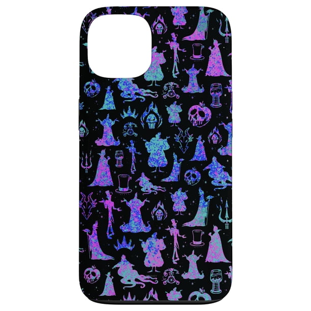 Funda para iPhone 13 de Villanas de Disney, Protectora, Siluetas de Medianoche