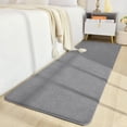 thumbnail image 2 of Alfombra B BENRON Suave Antideslizante 61x183 cm Gris Pasillo, 2 of 7