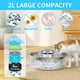 thumbnail image 2 of Fuente de agua para gatos 2L Fuente de agua automática para gatos y perros pequeños Acero inoxidable Silencioso con 3 filtros de carbón activado ACTIVE Biensenido a ACTIVE, 2 of 5
