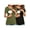 Black/Military green, variant on Yawrut 2-Pack Set Women's Nursing Tops for Breastfeeding Maternity Shirts Double Layer Pregnancy Clothes Postpartum Tee Shirt