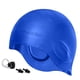 thumbnail image 1 of Gorro De Natación Gorro De Natación De Silicona Elástica Gorros De Natación De Diseño Ergonómico 3D Con Tapones Para Los Oídos Y Clip Para La Nariz Vogacara AP008155-02, 1 of 6